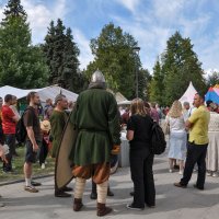 Богатырь готовится к турниру по средневековым боям :: Татьяна Машошина