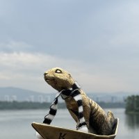 Суслик - покоритель Енисея :: Катя Гракова