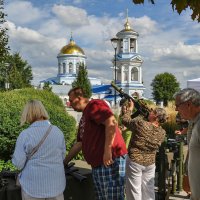 Посмотреть на небо в прицел