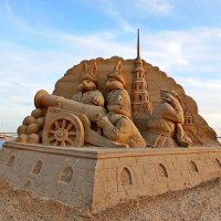 Песчаная скульптура.