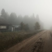 Деревенское, родное...туманное утро...