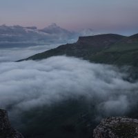Над облаками.