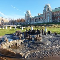 Макет-памятник проекта усадьбы Баженова