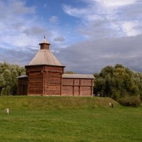 На лугу в Коломенском.