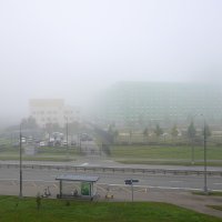Вчера было туманное утро