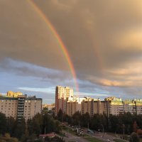 Дождь прошел стороной, но подарил радугу!