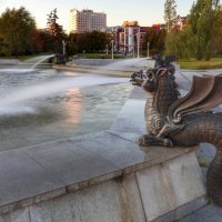 Фонтан в Парке 1000-летия Казани