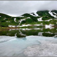 Камчатка. Горный массив Вачкажец. Озеро Тахколоч