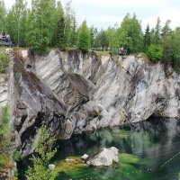 Мраморный каньон в Рускеала