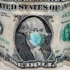 Coronavirus Healthcare Mask on One Dollar Bill :: Lucky Photographer