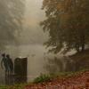 Старый парк покрыт туманом :: Юрий. Шмаков