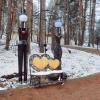 Скамейка влюбленных в Комсомольском парке Кисловодска :: Мариша 