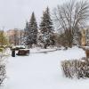Улица города в снегу :: Александр Синдерёв