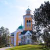 Церковь с колокольней в Керимяки :: Сергей Сомихин