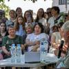 Рыжеволосая девочка Устинья на встрече с писателем Водолазкиным :: Татьяна Машошина
