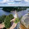 Вид с Богоявленского собора на Надвратную Светлицкую башню и полуостров Светлица :: Dar(k) Life