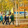 Сентябрь....Дружной стайкой в школу! :: Владимир