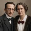 Erwin Schrödinger &  Annamarie Bertel :: Serg _