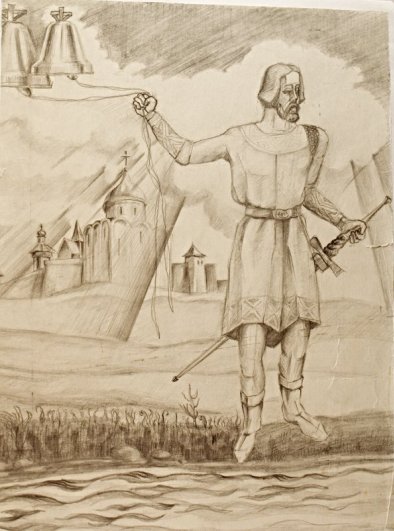 НАБРОСОК К РОСПИСИ.