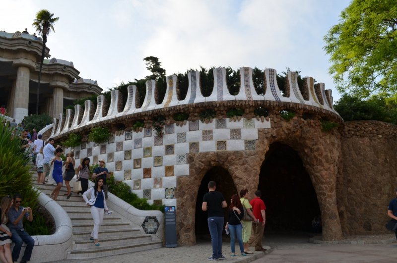 Барселона, Парк Гуэль-пряничные домики! - №10 Барселона, Парк Гуэль-пряничные домики! - №10