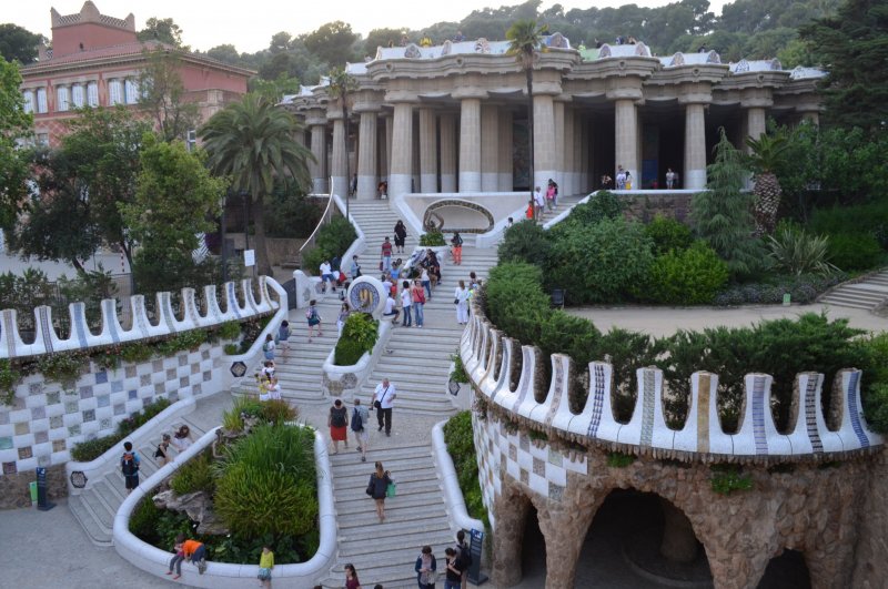 Барселона, Парк Гуэль-пряничные домики! - №30 Барселона, Парк Гуэль-пряничные домики! - №30