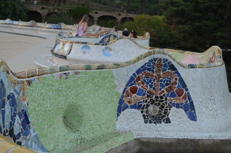 Барселона, Парк Гуэль-пряничные домики! - №50 Барселона, Парк Гуэль-пряничные домики! - №50