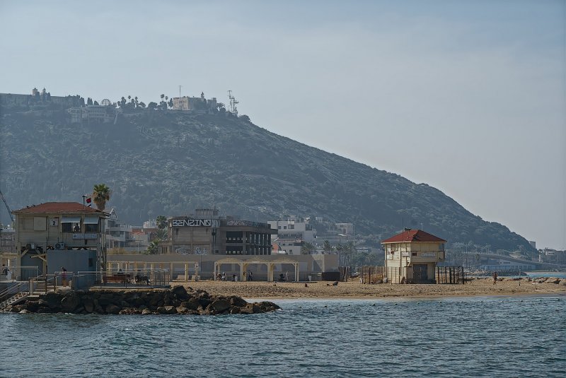 Израиль , Пляж  Бат-Галим 2025г Хайфа , средиземное море ,