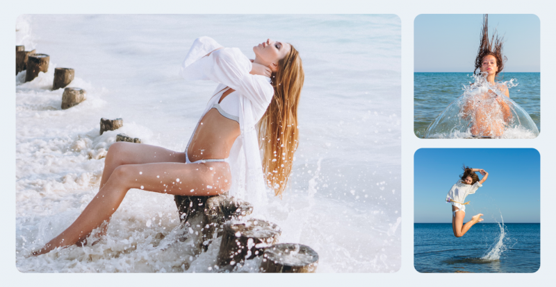 Красивые позы и идеи для фото на море - №6 Красивые позы и идеи для фото на море - №6