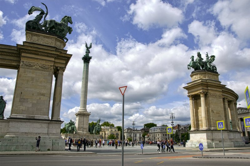 Венгрия  Площадь Героев - главная площадь Будапешта   2019г  NIKON D5100