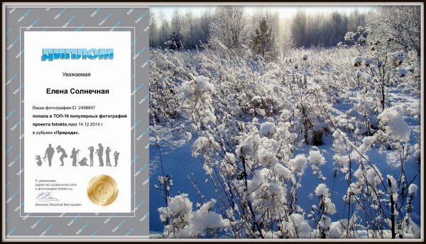 Зима...Луч...